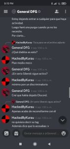 Captura de Meddiout hackeado tomada por Kurau